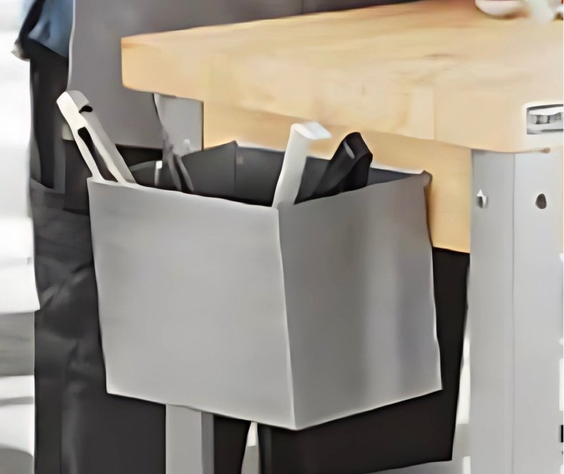 side bag hang at the side of table